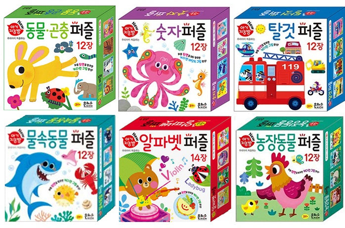 아기지능방 퍼즐 세트 (전6종)