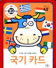 국기카드- 유아 IQ 개발, 브레인 카드 48장