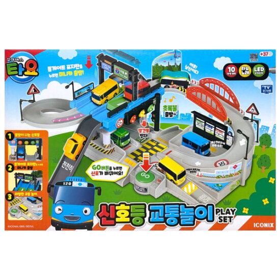 Tayo the Little Bus Traffic Light Playset (Mini Cars Not Included)