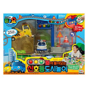 Little Bus Tayo Light-Up Traffic Signal City Playset
