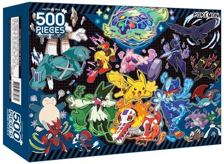 Pokémon Jigsaw Puzzle 500 Pieces Various Colors