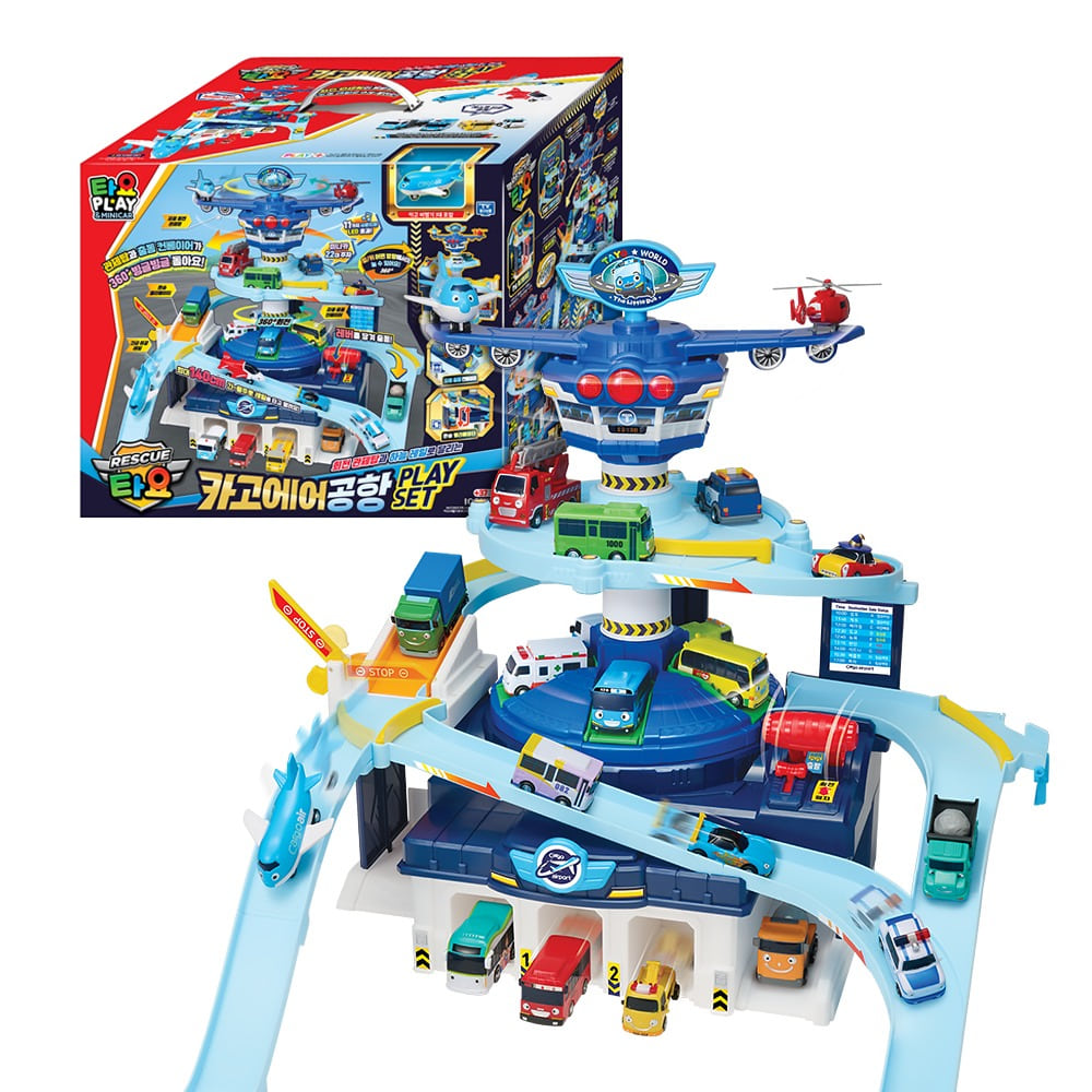Rescue Tayo Cargo Air Airport Playset