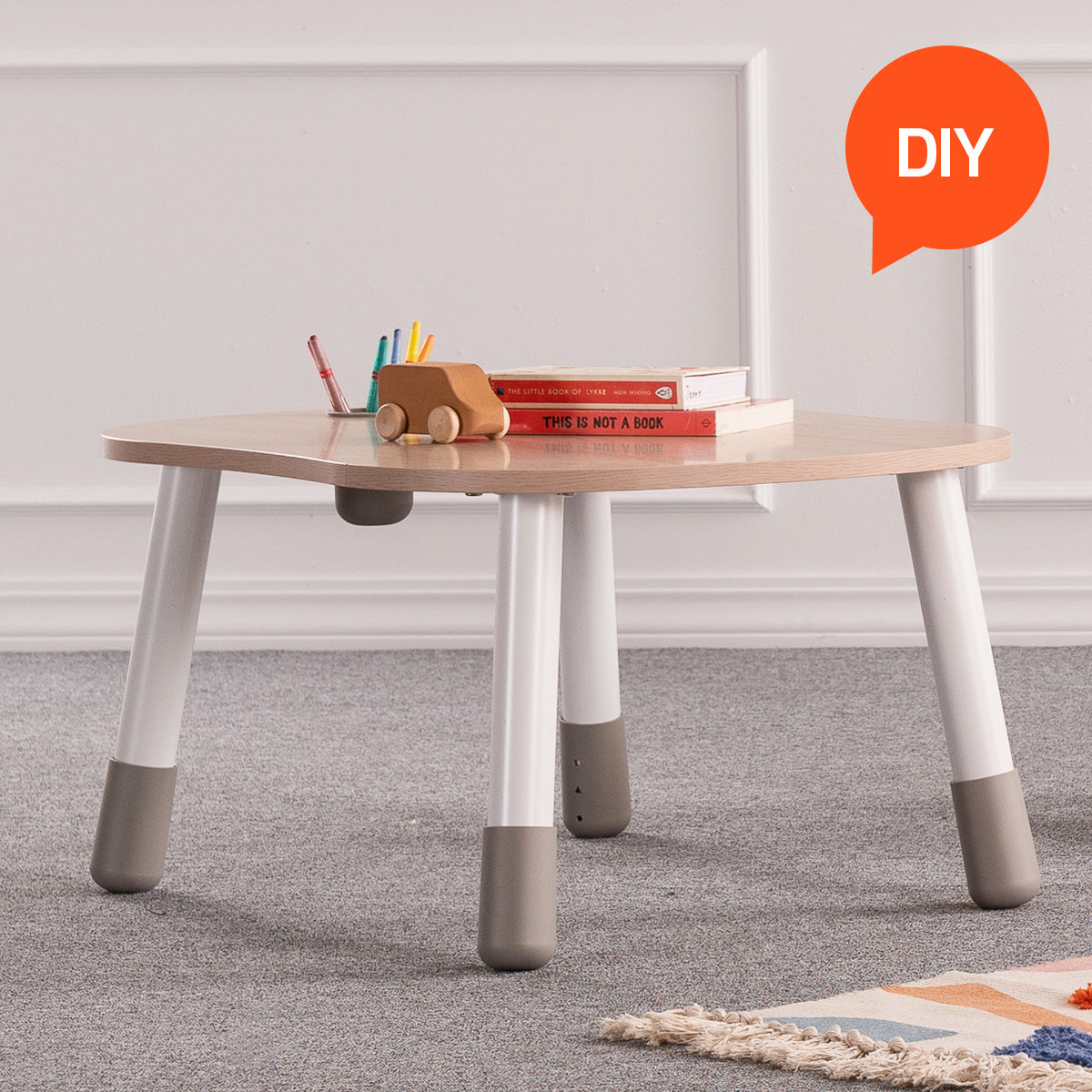 뚜뚜 높이조절 키즈책상 DIY- 오크색