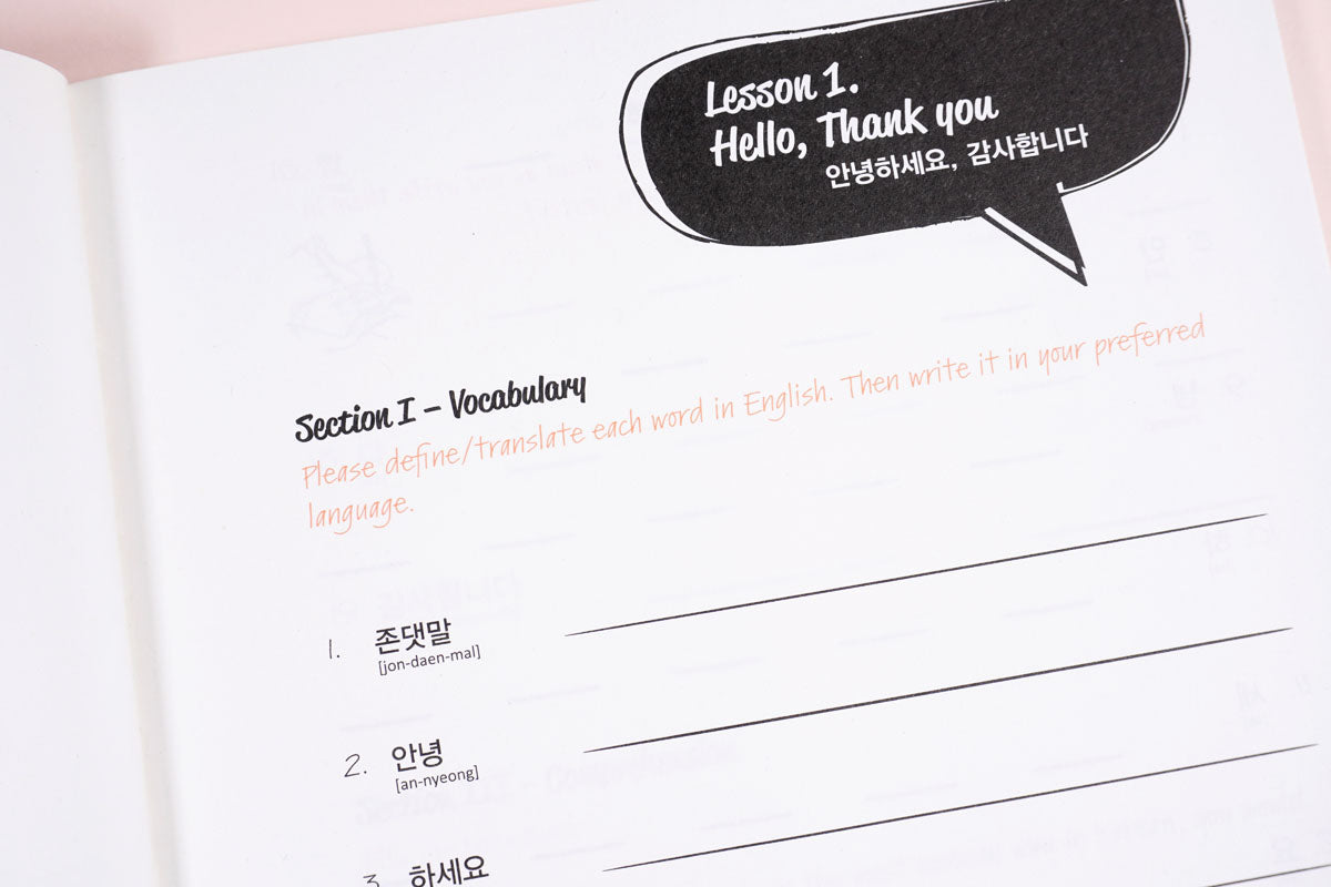 Talk To Me In Korean Workbook Level 1  [Revised Edition]
