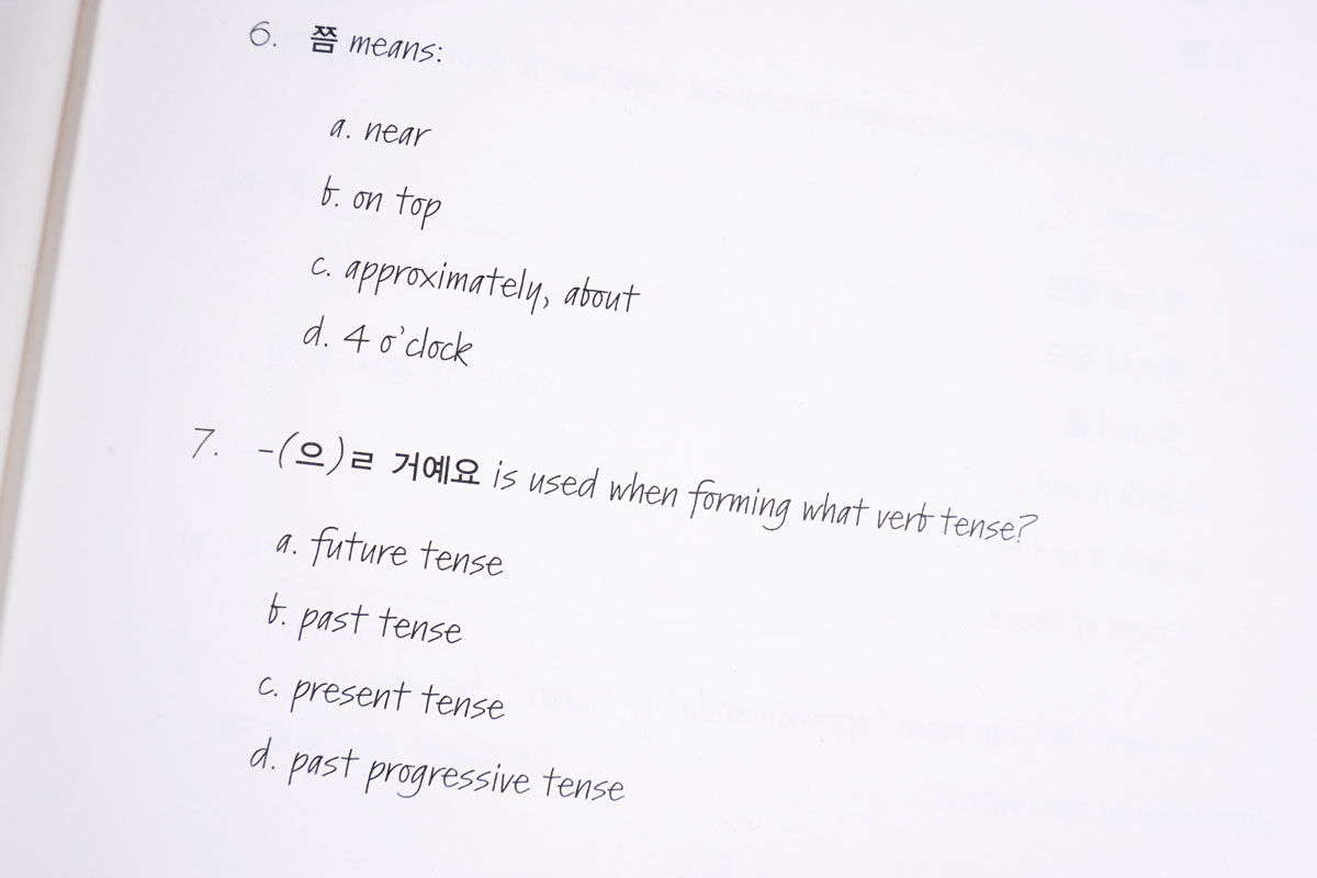 Talk To Me In Korean Workbook Level 3