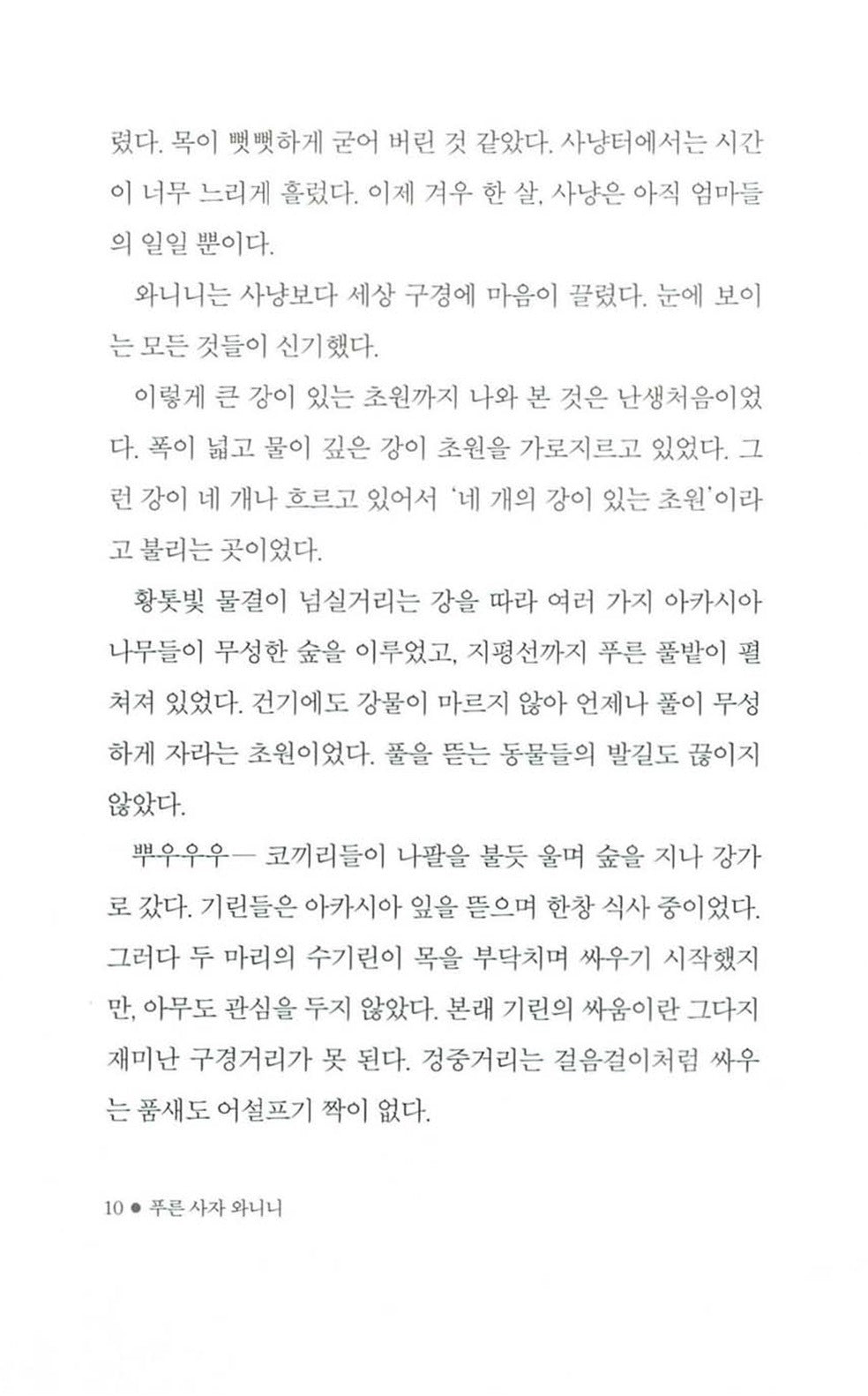푸른 사자 와니니