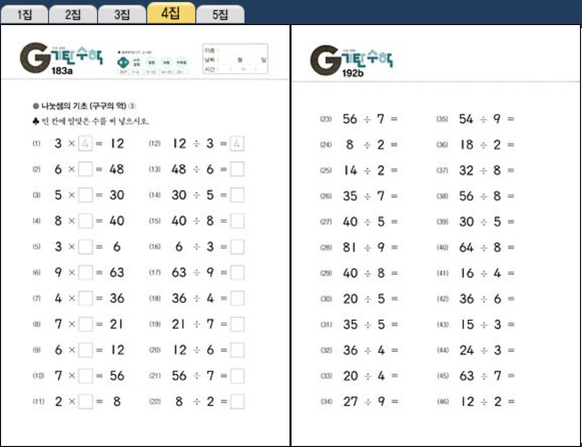 Gitan Math Level G Book 5