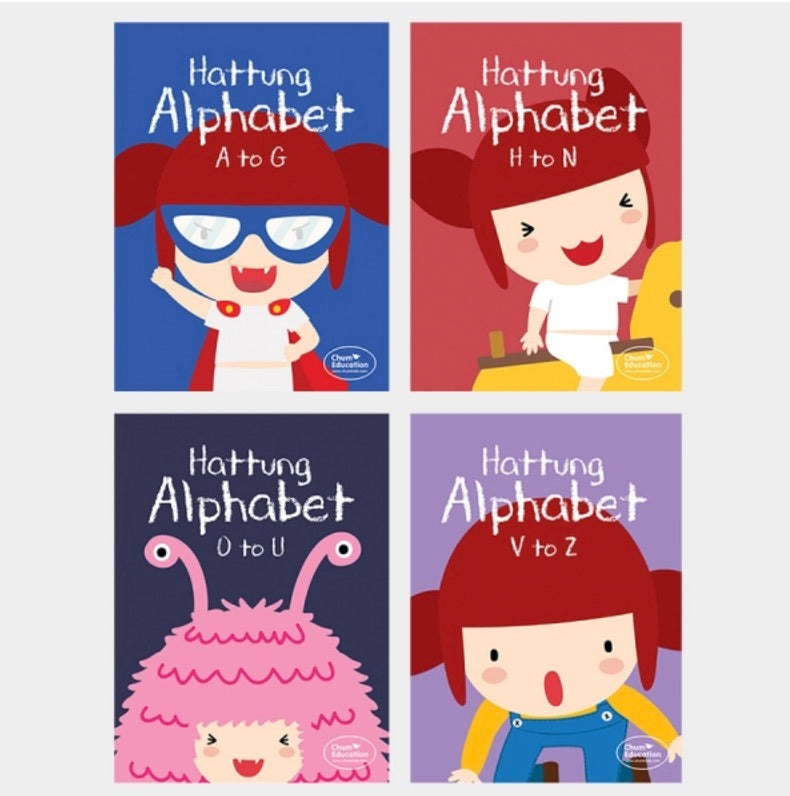 Hattung Alphabet 4-Book Set