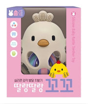 실리콘 감각 발달 치발기 딸랑딸랑 꼬꼬