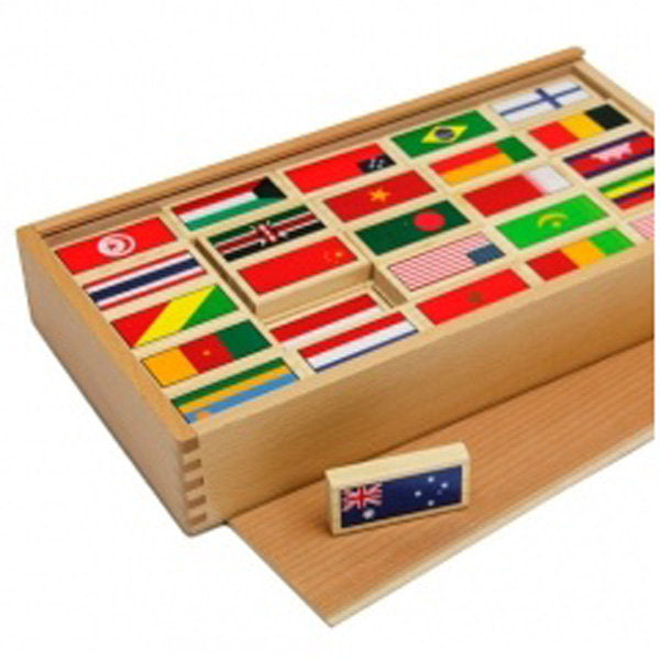 International Flags Domino Set