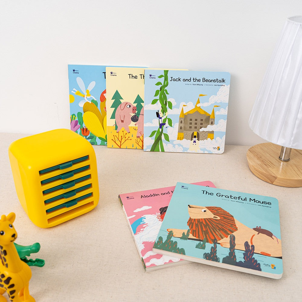 Kids With Story Cinema Shadow Theater Main Unit Classic Tales Set: Main Unit Korean Set + Classics 1 (English + Chinese)