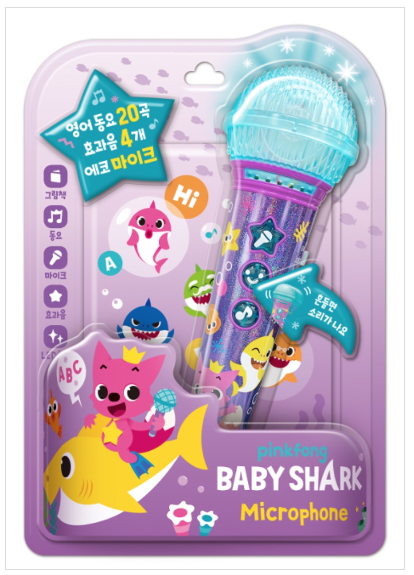 Pinkfong Baby Shark Microphone - 핑크퐁 상어가족 영어 마이크