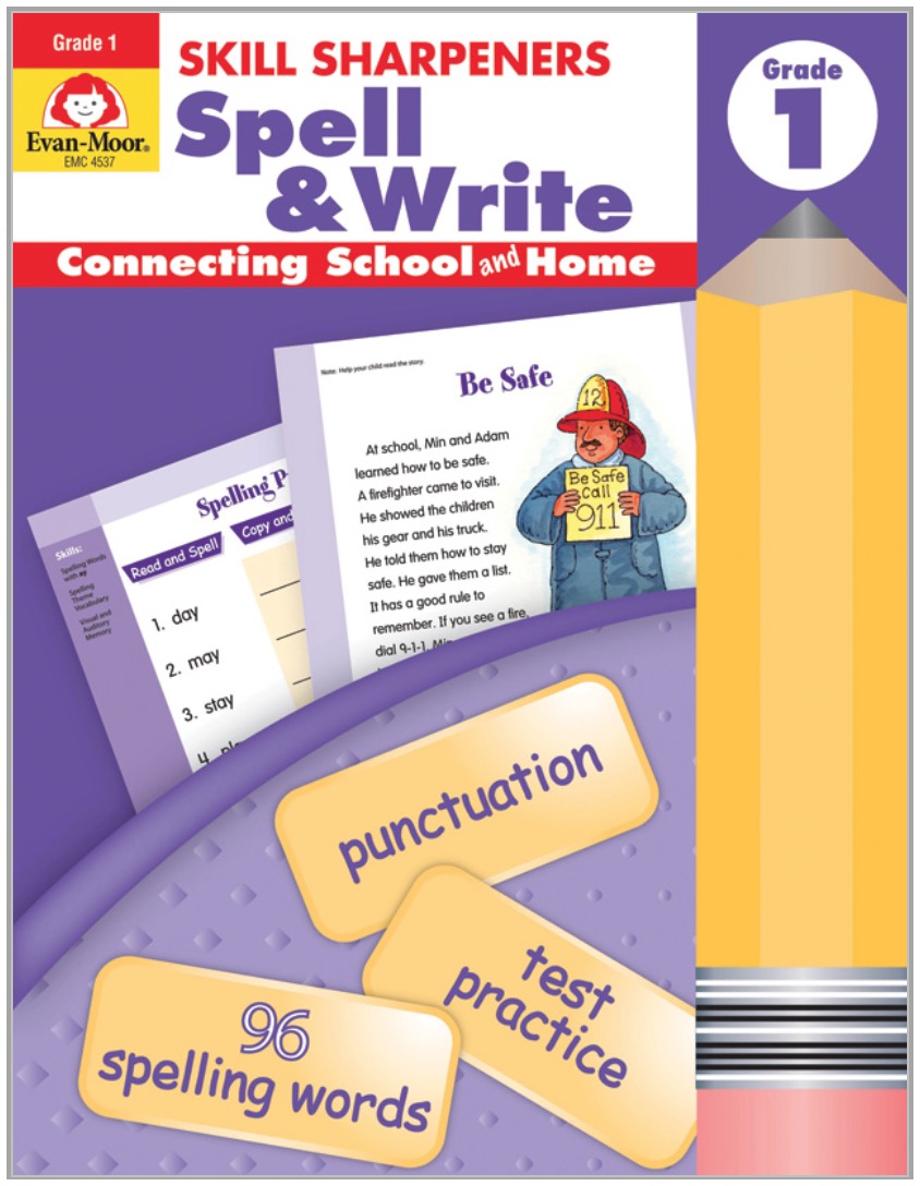 Skill Sharpeners: Spell & Write, Grade 1