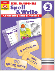 Skill Sharpeners: Spell & Write, Grade 2