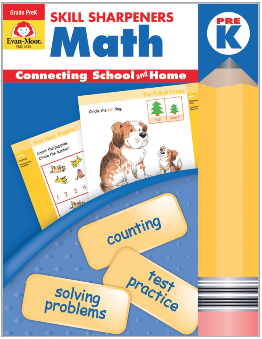 Skill Sharpeners: Math, Grade PreK