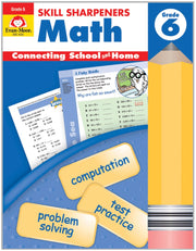 Skill Sharpeners: Math, Grade 6