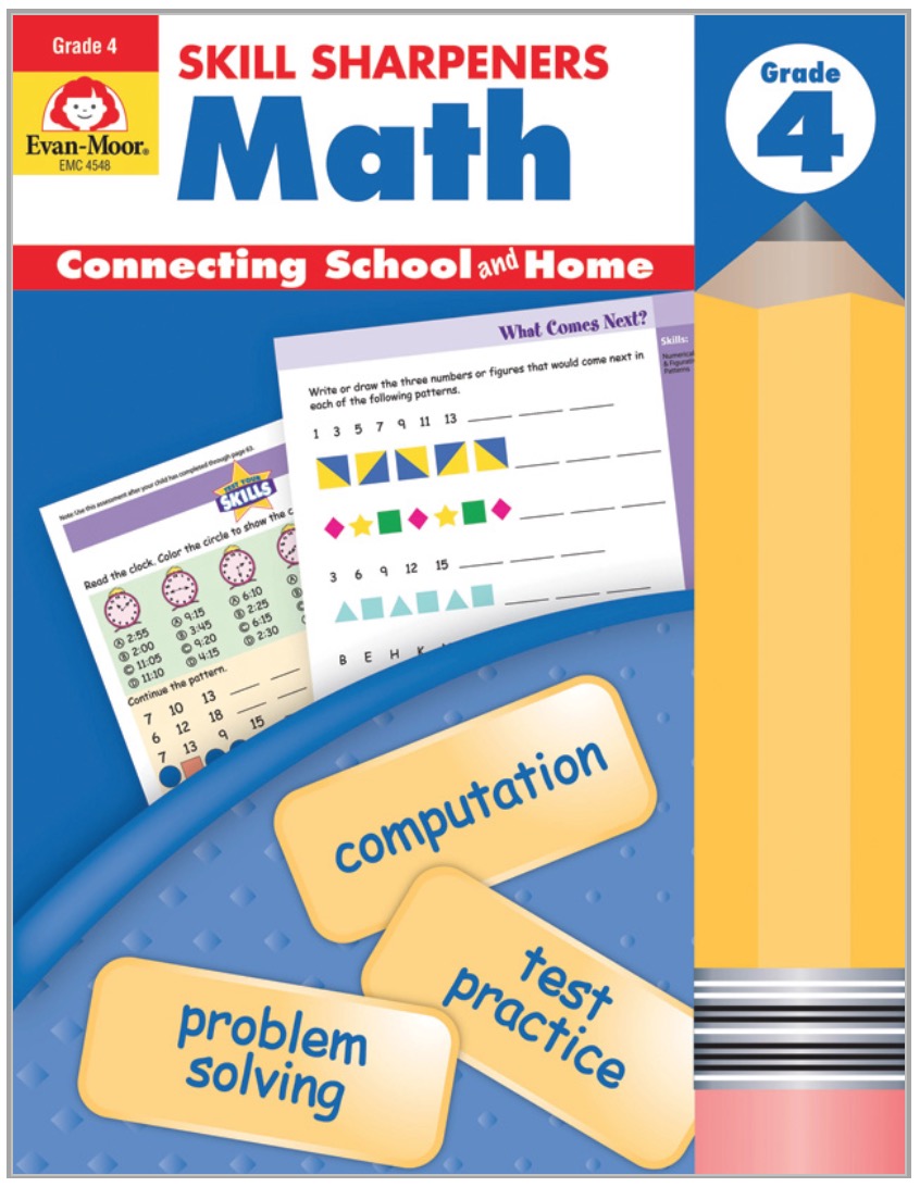 Skill Sharpeners: Math, Grade 4