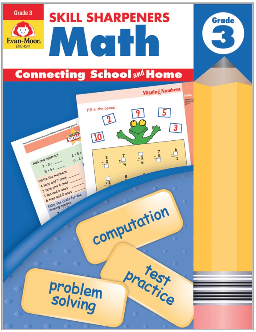 Skill Sharpeners: Math, Grade 3