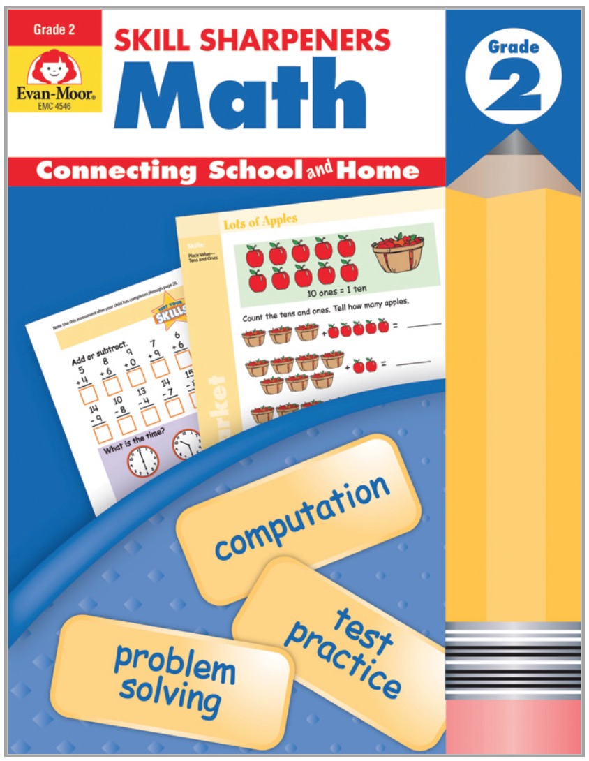 Skill Sharpeners: Math, Grade 2