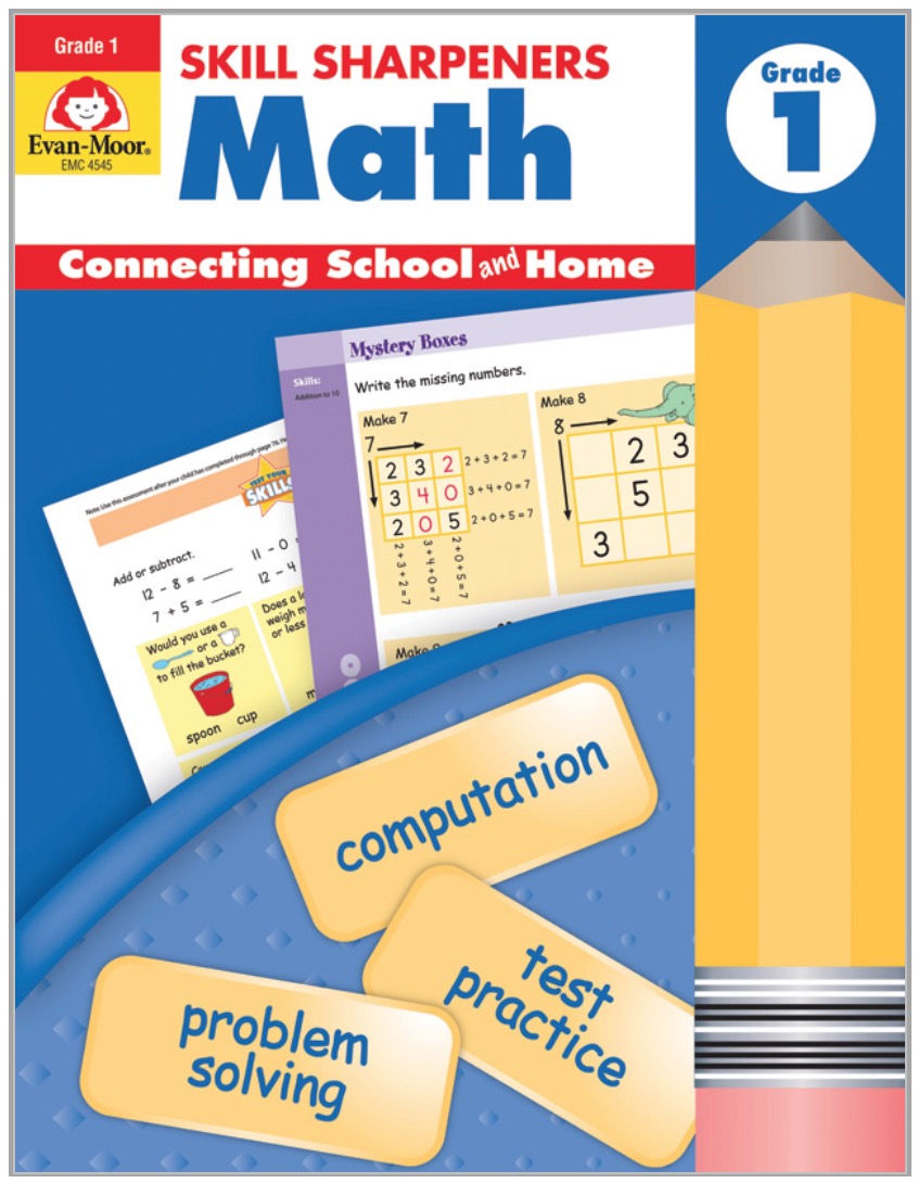 Skill Sharpeners: Math, Grade 1