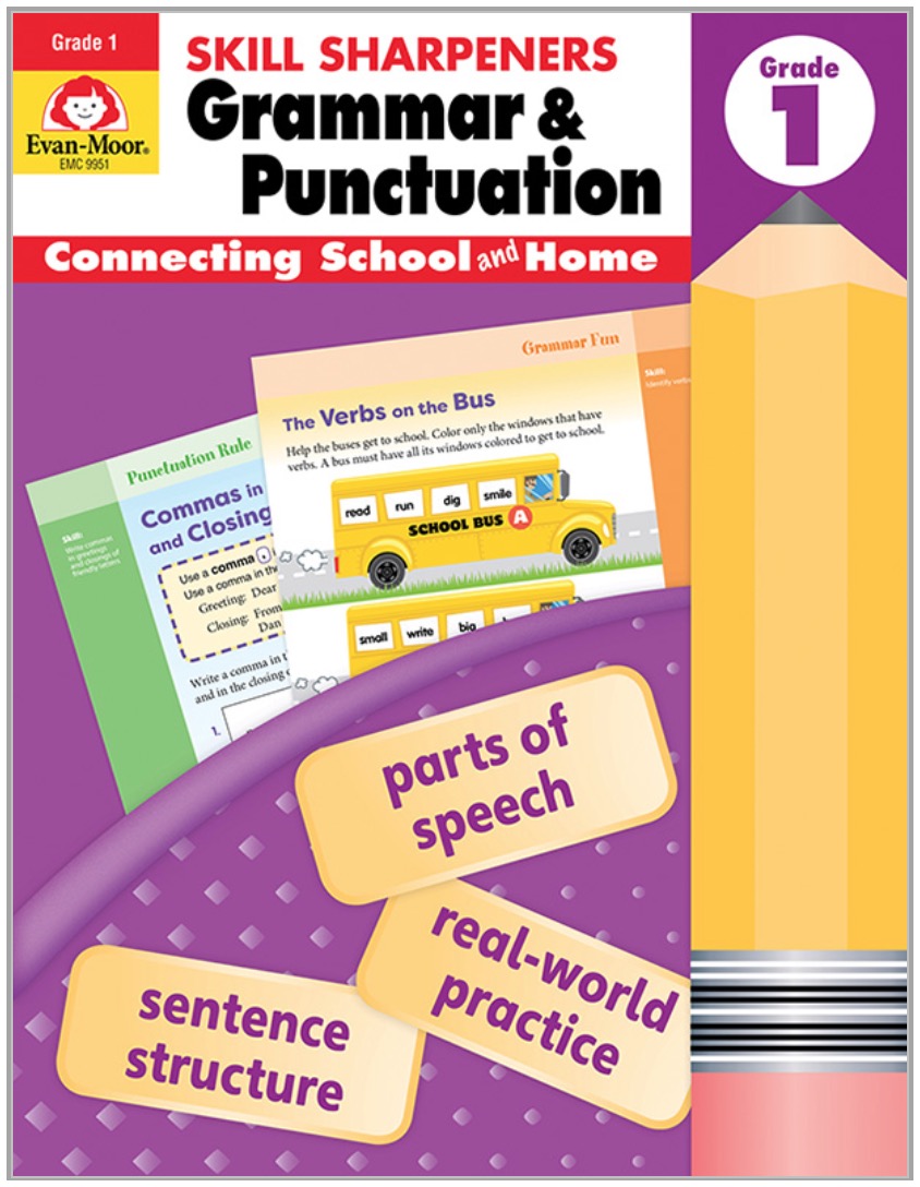 Skill Sharpeners: Grammar & Punctuation, Grade 1
