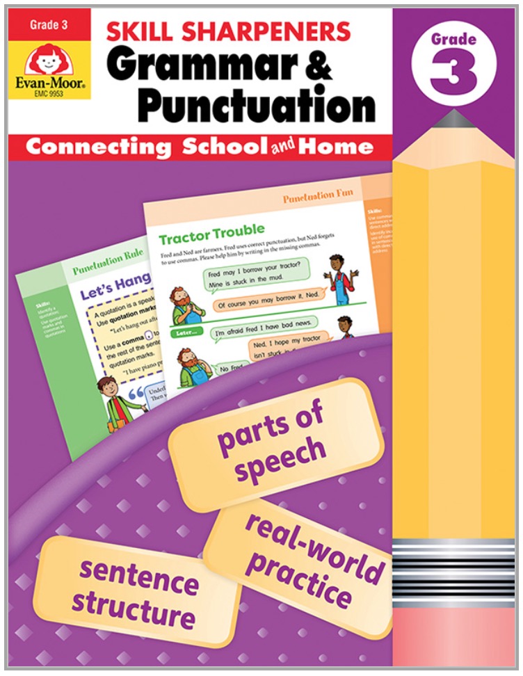 Skill Sharpeners: Grammar & Punctuation, Grade 3