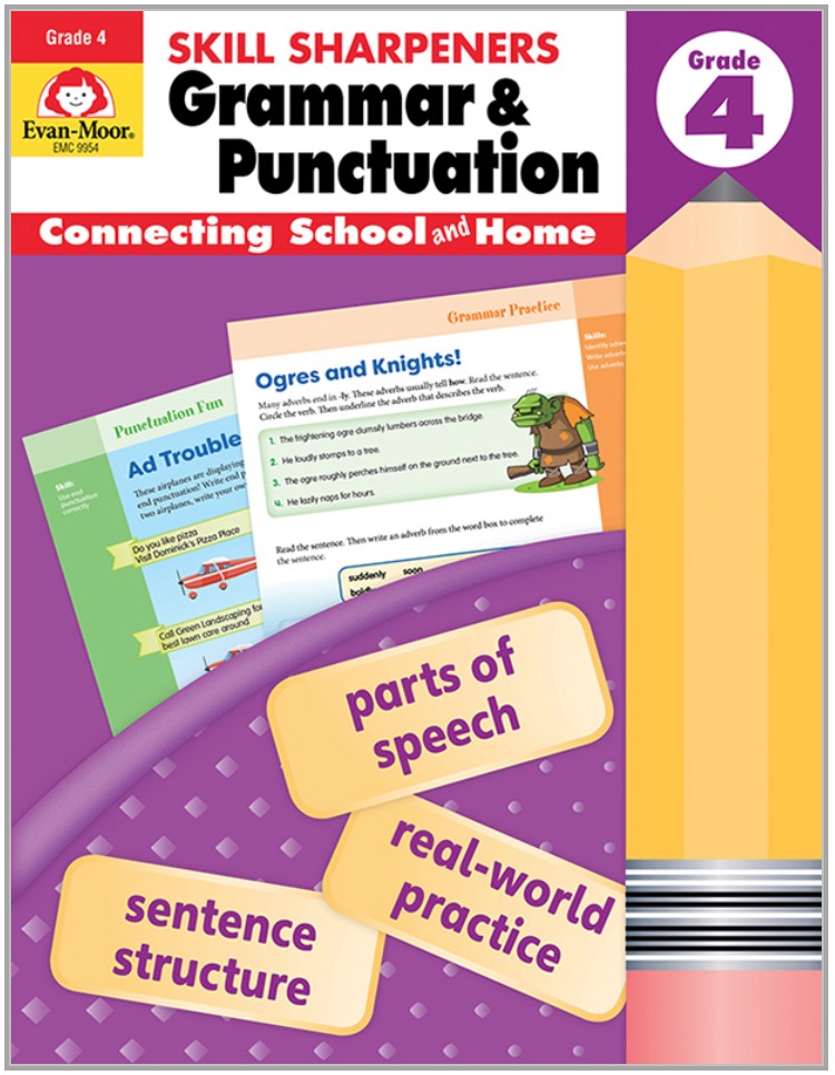 Skill Sharpeners: Grammar & Punctuation, Grade 4