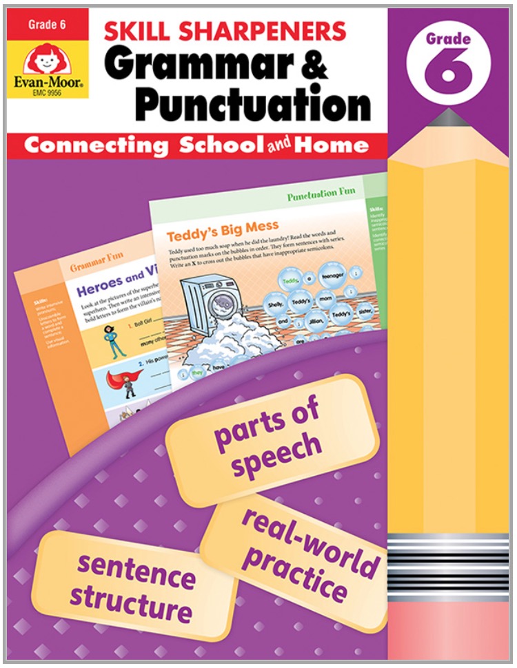 Skill Sharpeners: Grammar & Punctuation, Grade 6