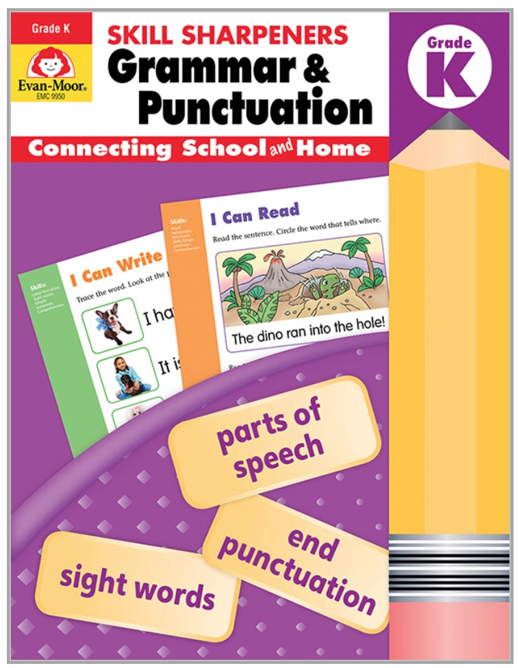 Skill Sharpeners: Grammar & Punctuation, Grade K