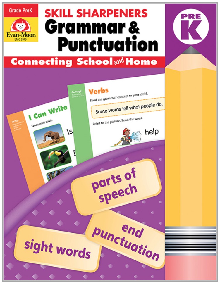 Skill Sharpeners: Grammar & Punctuation, Grade PreK