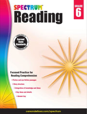 Spectrum Reading Workbook Grade 6