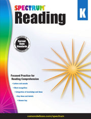 Spectrum Reading Workbook Grade K