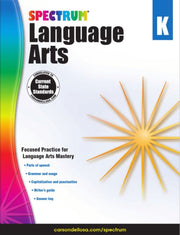 Spectrum Language Arts Workbook Grade K