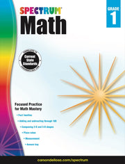 Spectrum Math Workbook Grade 1