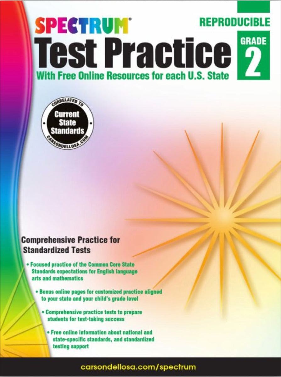 Spectrum Test Practice Workbook Grade 2