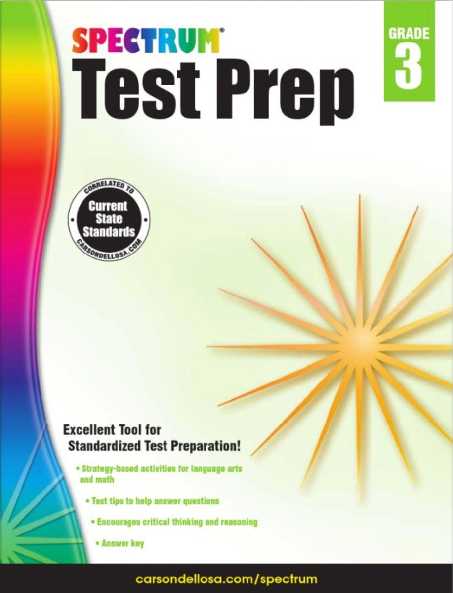Spectrum Test Prep Workbook Grade 3