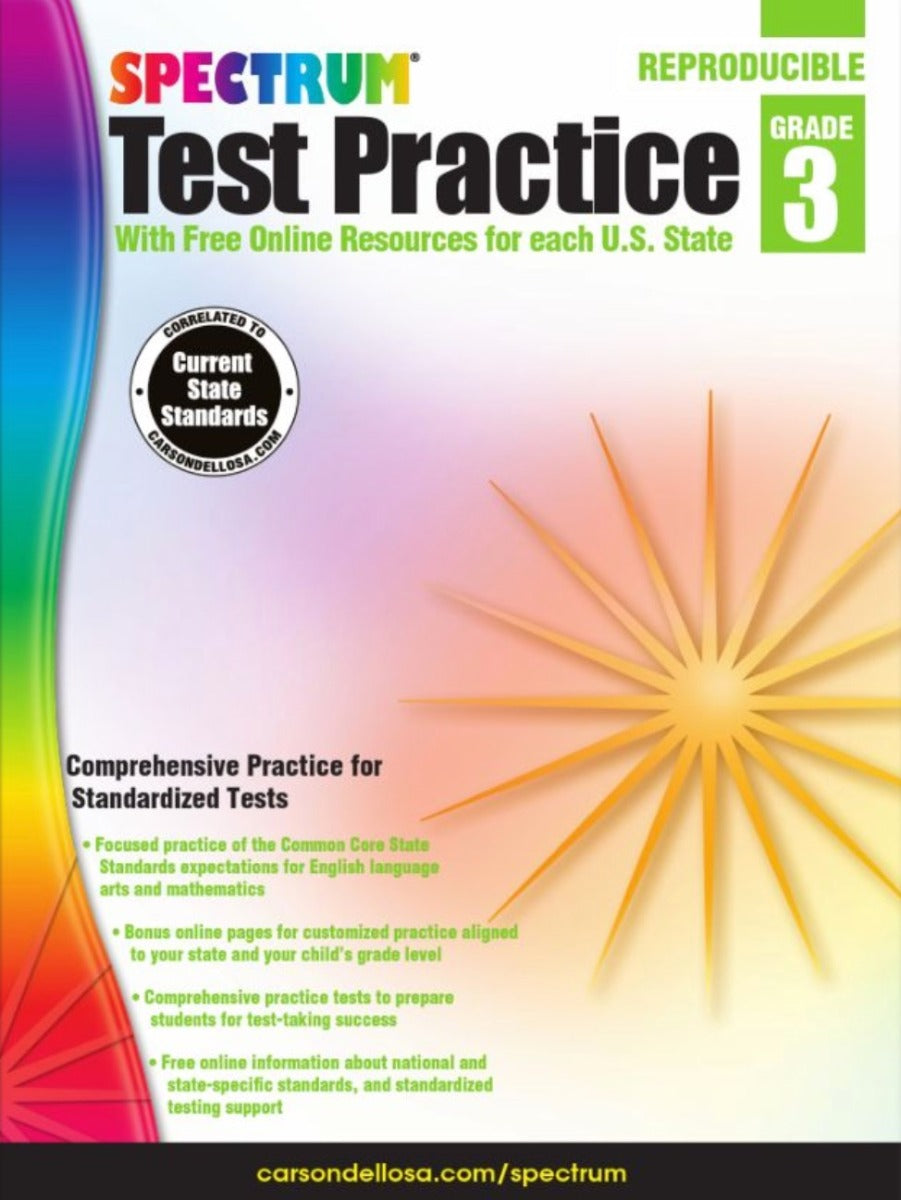 Spectrum Test Practice Workbook Grade 3
