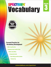 Spectrum Vocabulary Workbook Grade 3
