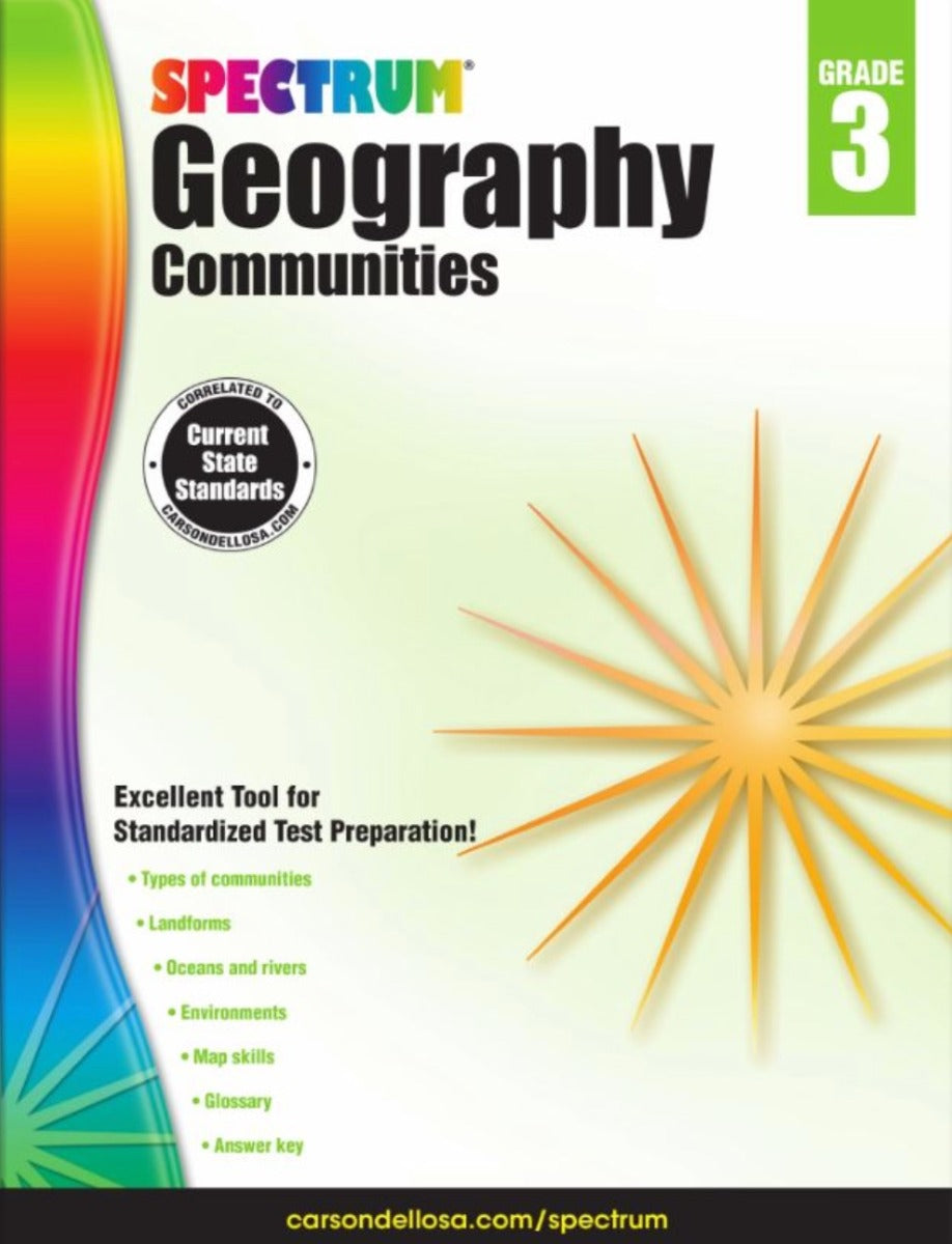 Spectrum Geography Workbook Grade 3