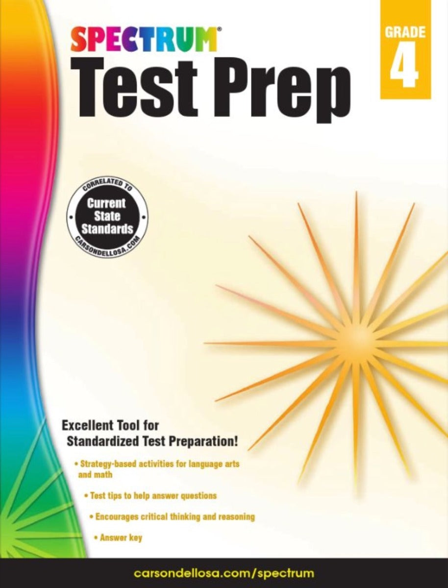 Spectrum Test Prep Workbook Grade 4