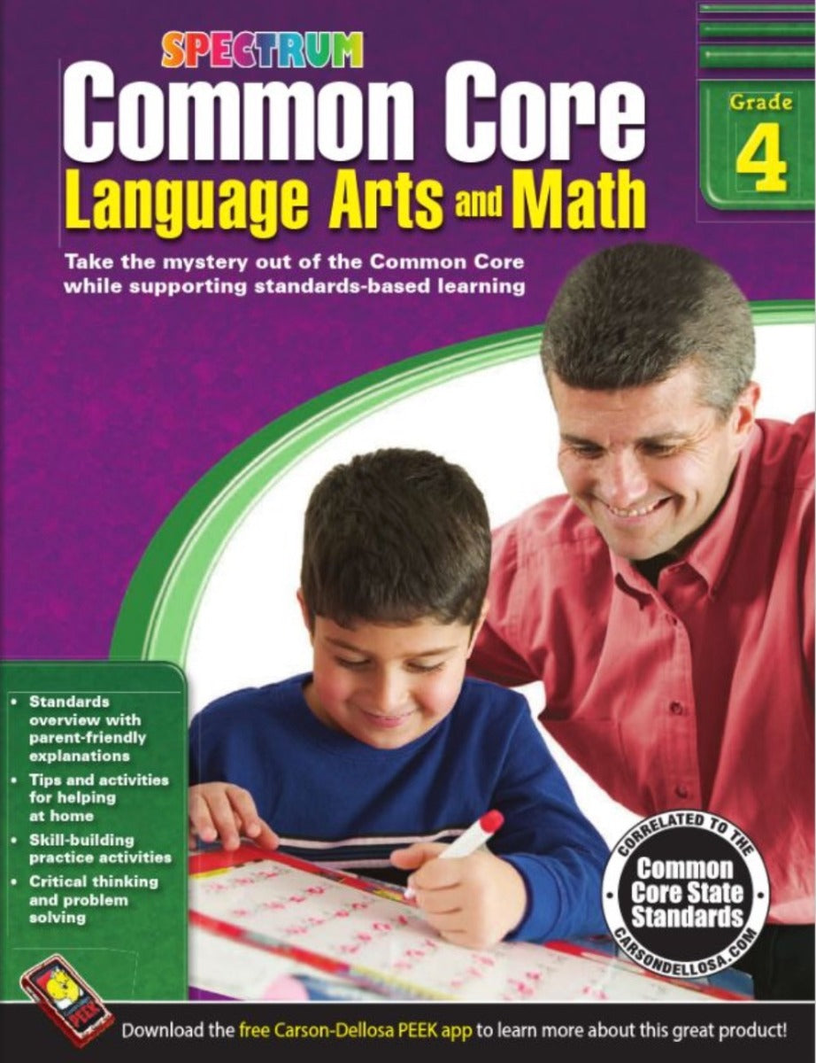 Common Core Language Arts and Math Resource Book Grade 4