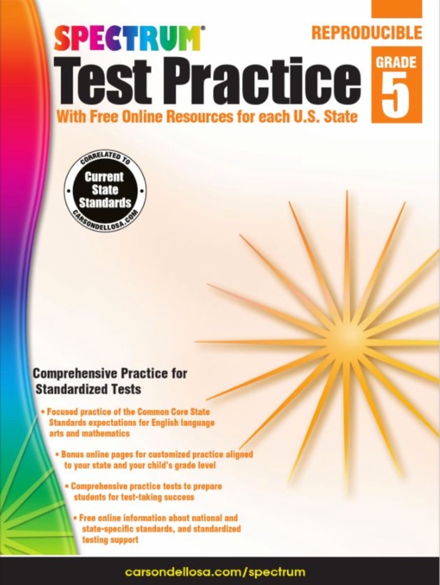 Spectrum Test Practice Workbook Grade 5