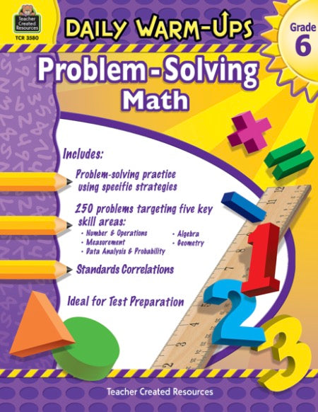 Daily Warm-Ups: Problem Solving Math Grade 6