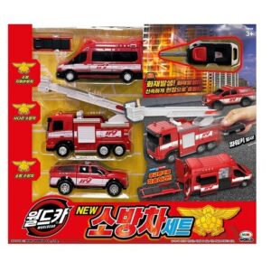 월드카 파워키 소방차세트