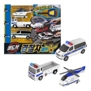 월드카 파워키 경찰차세트